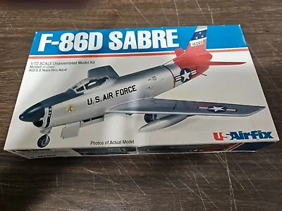 USAirfix F-86D Sabre Model - 1:72 Scale Kit# 20040  1979 Kit. • $12