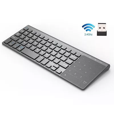 2.4GHz Ultra-Thin Wireless Keyboard With Touchpad For Android Windows Tablet PC • $39.08