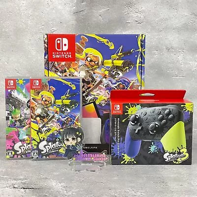 Nintendo Switch OLED Model Splatoon 3 Edition Console With Game + Pro Controller • $696.44