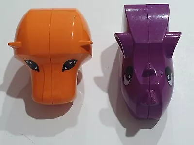 Duplo Lion Head With Opening Mouth & Rhino Head LEGO DUPLO 2002 • $13.95