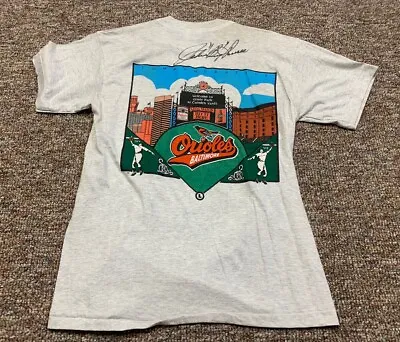 Vintage Baltimore Orioles Camden Yards Boog Powell Autographed T Shirt Mens L • $39.99