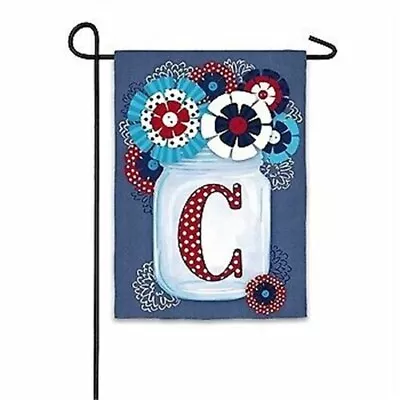 12 X18  Monogram Garden Flag Double Sided C • $10