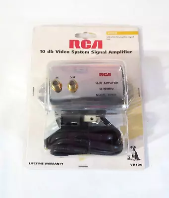 RCA VH100R 10db Audio/Video System Signal Amplifier  2-Way UHF/VHF/FM 50-900MHz • $13.95