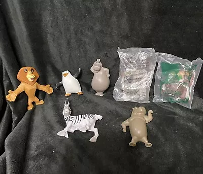 2008 MADAGASCAR 2 McDonald's Happy Meal Toys Set Of 7 Loose - 2 Unopened • $13.85