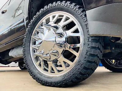 6 NEW 24 New Dually Wheels CUSTOM CUT Alcoa Style 10 Lug Rims Wit Caps Adapters • $6100