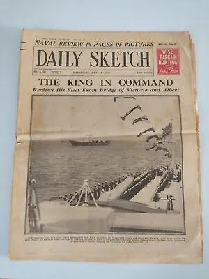 Original Copy Of Daily Sketch Wednesday July 17 1935. • £3
