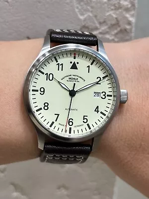 Muhle Glashutte Terrasport II Automatic Watch M1-37-40 Mens 40mm Made In Germany • $999