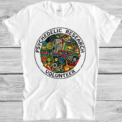 Psychedelic Research T Shirt Terence Mckenna Magic Mushroom Cool Gift Tee M285 • £6.35