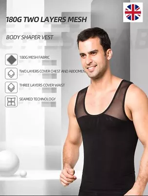 POWERFUL SLIMMING  POWERNET (180g) VEST - INSTANTLY LOOK TRIMMER ! • £12.49