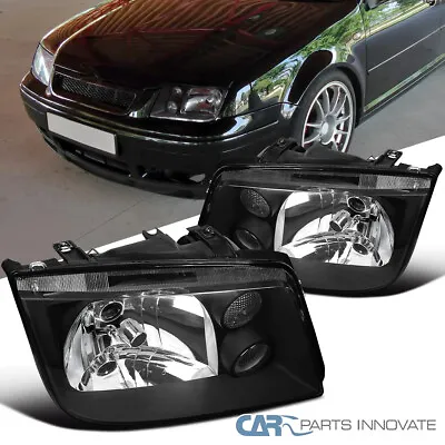 Built-in Fog Lights Fits VW 99-05 Jetta Bora Mk4 MkIV Headlights W/ Signal Lamps • $82.95