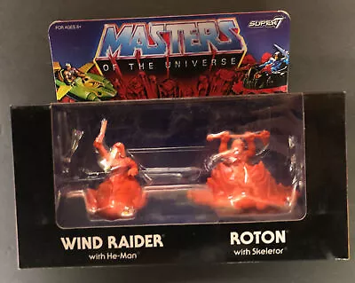 Masters Of The Universe M.U.S.C.L.E. - Wind Raider W/ He-Man & Roton W/ Skeletor • $49.97