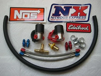 *new Carb Kit! *nos/nx/hbr Nitrous+fuel Solenoidsfittingslinesfuel Line Kit • $199.99