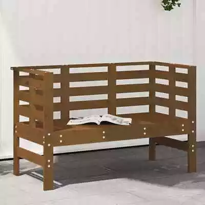 Garden Bench Loveseat Outdoor Bench Seat Patio Bench Solid Wood Pine VidaXL • £110.99