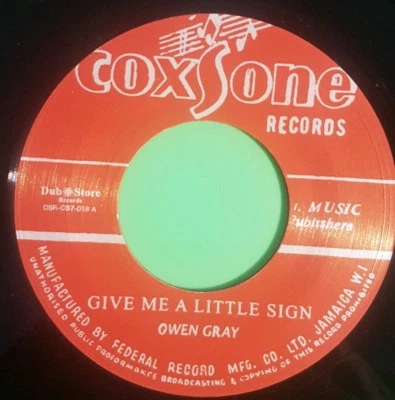 £18.95 • Buy Studio One .give Me A Little Sign / The Raver .owen Gray .reissue 
