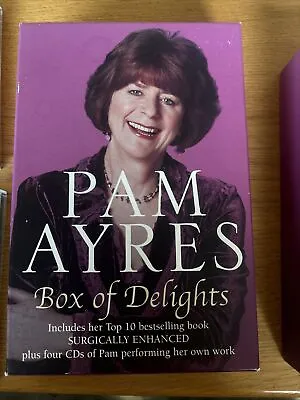 Pam Ayers Box Of Delights Book & 2 CD Set • £3