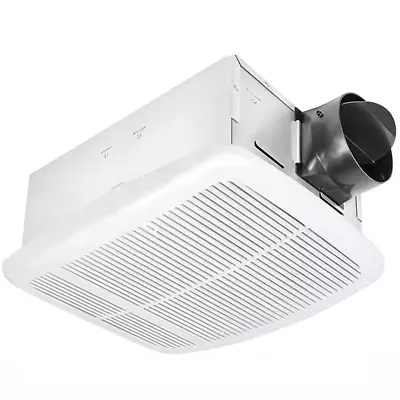 Bathroom Exhaust Fan Heater 120-Volt Metal Ceiling Flush Mount Square White • $116.99