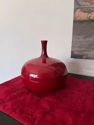 Global Views Blood Red Flask Vase 6  • $39.99