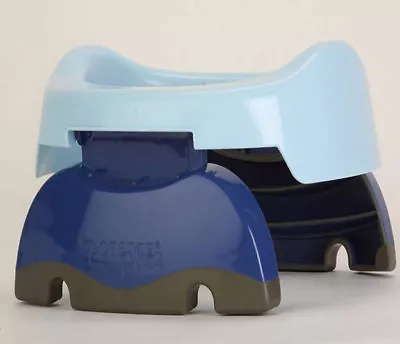 £19.95 • Buy Potette Plus 2 In 1 Portable Potty In Blue & Navy With Liners & Travel Bag