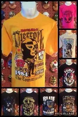 Mexican Wrestlers Lucha Libre T-shirts Size L Different Models NEW • $9.60