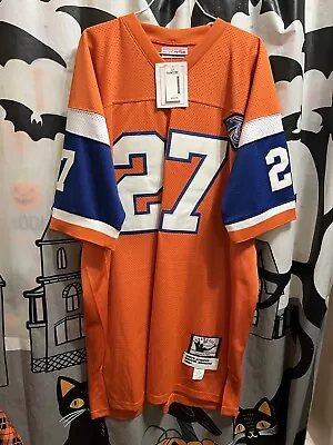 Steve Atwater 1994 Mitchell & Ness Throwback 75th Denver Broncos Jersey Mens 52 • $65