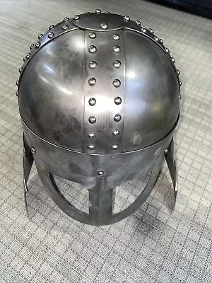 Medieval Viking Steel Armor Helmet Large Combat Warrior • $53.10