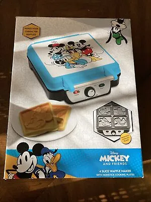 Mickey And Friends 4-Slice Non-Stick Waffle Maker • $49.99