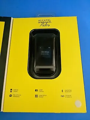 Alcatel One Touch 2017B Flip Sprint Cellular Phone Retro Big Letters Seniors  • $19.99