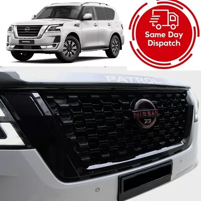 Black Armada Style Grille To Suit Nissan Patrol Y62 Series 5 TI TIL 2022-2023 • $550