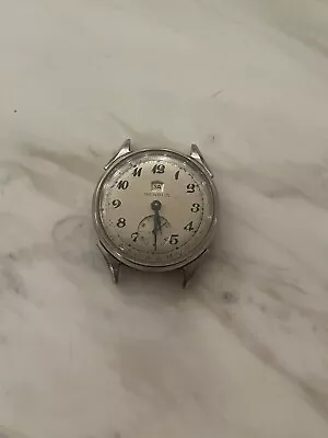 Vintage 31mm Benrus Pointer Day-Date 17J Men's Mechanical Wristwatch CE 3 Steel • $30