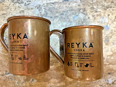 2 Reyka Vodka Copper Mule Mug Moscow Mule Cups • $9.99