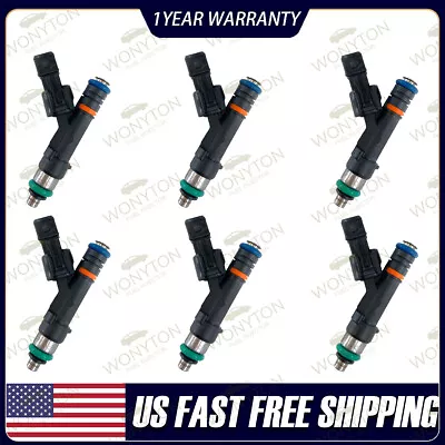 Set 6 Upgrade Bosc* EV14 Fuel Injectors 0280155811 For Buick Pontiac 3.8 Super  • $59.99