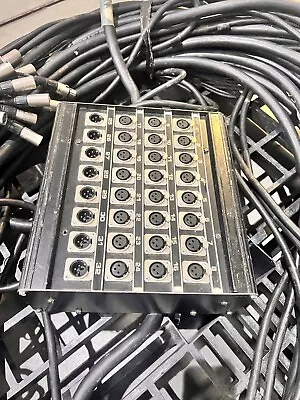 £900 • Buy Van Damme Multicore Stage Box 24way +8 Returns