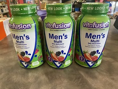 Lot Of 3 Vitafusion Men's Gummy Vitamins 150 Count Each Ex 11/24 • $28.99