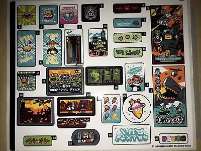 NINJAGO City Gardens (71741) Stickers Only • $50