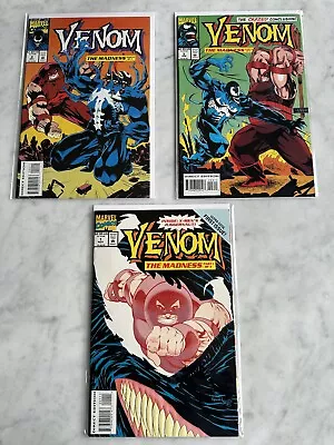 Venom: The Madness #1 #2 #3 Full Series NM- 9.2! (Marvel 1993) • $16.50