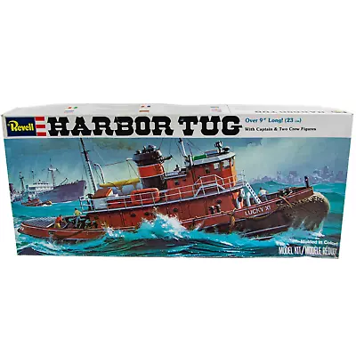 1979 Revell 5001 Harbor Tug Boat 9  Long Color Molded Plastic Model Boat Kit • $40.01
