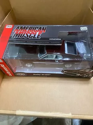 Autoworld 1 18 Diecast FORD MUSTANG SHELBY GT-500 1969 AMM1290 • $114.99