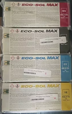 Roland Eco-Sol Max Ink Cartridge ESL-3BL ESL-3MG ESL-3CY ESL-3YE • $352