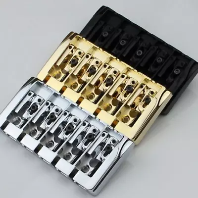 5-String Bass Bridge BB 405 W/Locking Zinc Saddles Dual Load 19mm Made Of Korea • $39.99