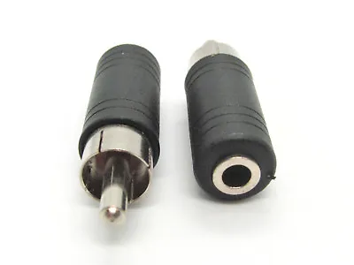 1x 1/8  (3.5mm) Mono Phone Jack To Phono/RCA Plug Adapter - Philmore 531A • $6.99