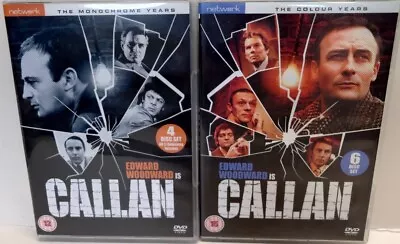 Callan The Monochrome And Colour Years Edward Woodward 1960s TV Series CG P16 • £20