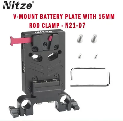 $99 • Buy Nitze N21-D7 V Mount Battery Plate Adapter V-lock All V-mount Battery System NEW