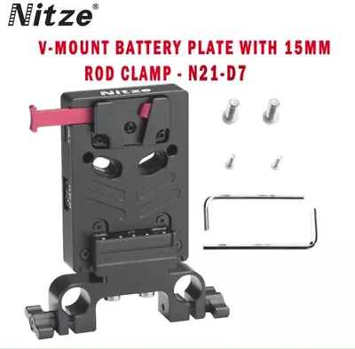 Nitze N21-D7 V Mount Battery Plate Adapter V-lock All V-mount Battery System NEW • $99