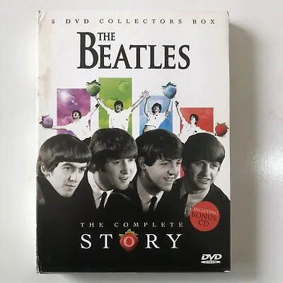 The Beatles: The Complete Story 5 DVD Box Set DVD Collectors Box Region 2 • $29.99