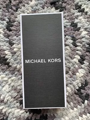 NEW Empty Michael Kors Black/White 7.5” X 3.5  X 1.5  Earbuds Gift Box • $8