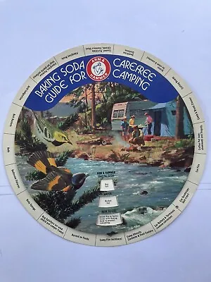 RARE Vintage Arm & Hammer Baking Soda Carefree Spin Guide For Camping VG COND  • $5.99