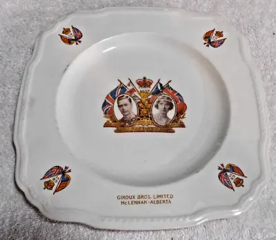 Alfred Meakin 1937 Commemorative Plate For King George's Coronation • $29.49