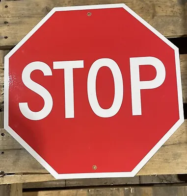 Stop Sign 18 X 18 Inches Octagon Not Reflective. • $25.99