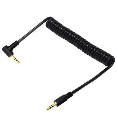 2.5mm 3Pole To 2.5mm 3Pole Subminiature Stereo Headphone Audio Coiled Cable 1m • £8.95