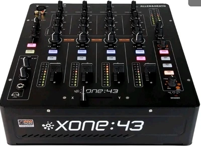 $800 • Buy Allen & Heath XONE-43 4+1 Channel Analog DJ Mixer W/ Resonance Control
